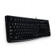 Logitech K120 teclado USB Búlgaro Negro